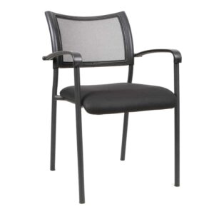 Silla Estibable 706 con Malla Mit en Tela Color Negro