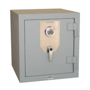 Cofre de seguridad para oficina con cerradura de combinación y llave, ideal para proteger objetos de.