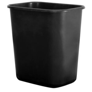 Bote de Basura Plastico Negro 22 lts