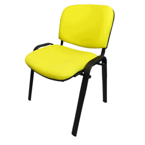 Silla de Visita Allegro sin Brazos en Tela Mini Color Verde Manzano