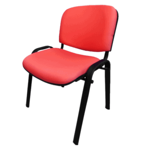 Silla de Visita Allegro sin Brazos en Tela Mini Color Coral