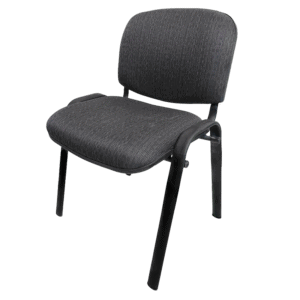 Silla de Visita Allegro sin Brazos en Tela Stanley Color Azul Marino