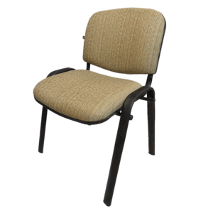 Silla de Visita Allegro sin Brazos en Tela Stanley Color Oro