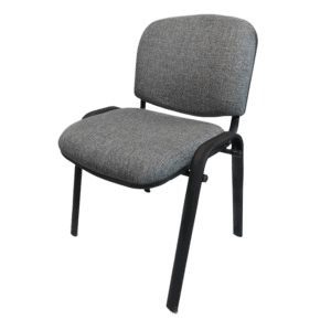 Silla de Visita Allegro sin Brazos en Tela Addison Color Gris