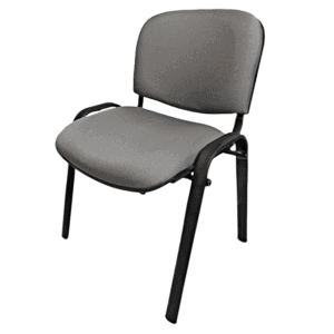 Silla de Visita Allegro sin Brazos en Tela Mini Color Grafito