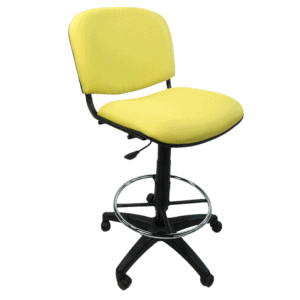 Silla Cajero Allegro sin Brazos en Tela Mini Color Verde Manzana