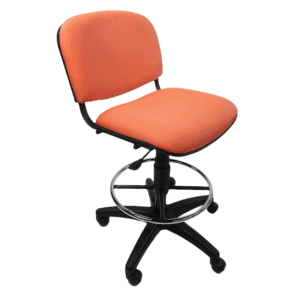Silla Cajero Allegro Sin Brazos en Tela Mini Color Coral
