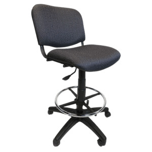 Silla Cajero Allegro sin Brazos en Tela Stanley Color Azul Marino