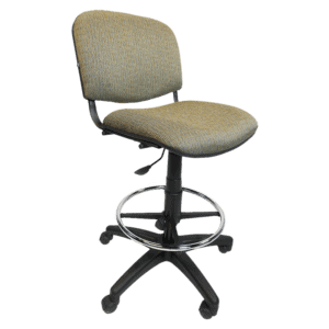 Silla Cajero Allegro sin Brazos en Tela Stanley Color Verde