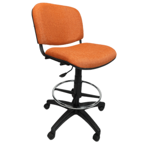 Silla Cajero Allegro sin Brazos en Rela Addison Color Naranja