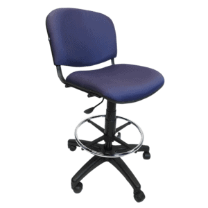 Silla Cajero Allegro sin Brazos en Tela Mini Color Azul Marino