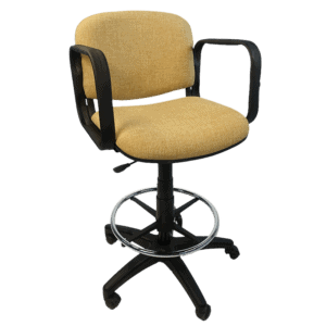 Silla Cajero Allegro con Brazos en Tela Addison Color Mango