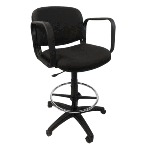 Silla Cajero Allegro con Brazos en Tela Mini Color Negro