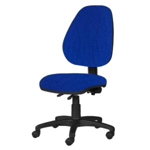 Silla Operativa Tiempo sin Brazos 3503 Tela Mini Azul Eléctrico