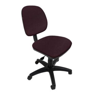 Silla Operativa sin Brazos Regia 1001 Tela Mini Ciruela