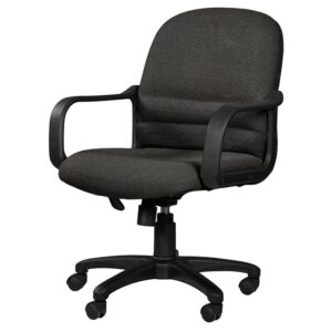 Silla Semi Ejecutiva con Brazos Tamayo 4002 Tela Mini Grafito