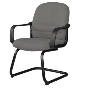 Silla Visita con Brazos Tamayo 4003 Tela Mini Acero