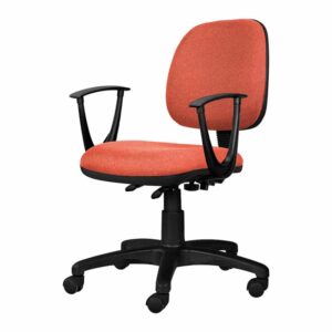 Silla Operativa con Brazos Tiempo 3502 Tela Mini Coral