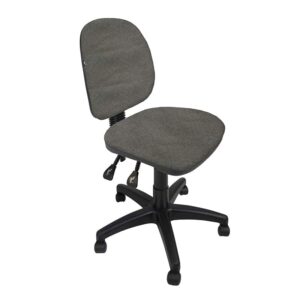 Silla Operativa sin Brazos Regia 1002 Tela Mini Acero