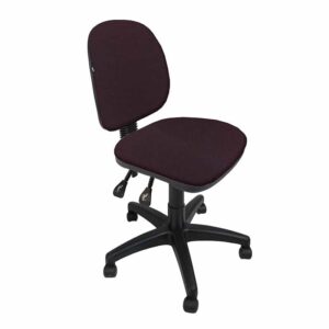 Silla Operativa sin Brazos Regia 1002 Tela Mini Ciruela