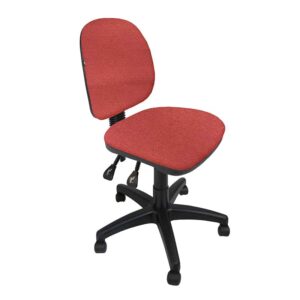 Silla Operativa sin Brazos Regia 1002 Tela Mini Coral