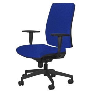 Silla de Oficina Ejecutiva Lizardi Tela Mini Azul Eléctrico