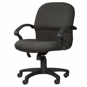 Silla Semi Ejecutiva Etna Tela Mini Grafito