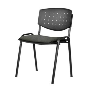 Silla Visita Brecia s/b Tela Mini Acero