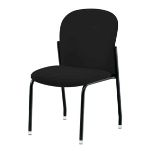 Silla Visita sin Brazos Mirus MOG1.E Tela Confetti Negro
