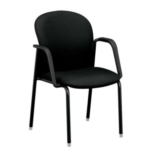 Silla Visita con Brazos Mirus MAG1AUB Tela Confetti Negro