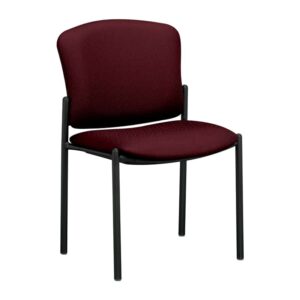 Silla Visita s/b pagoda 4073 Tela Classic burgandy