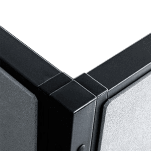 Poste Conector para Mampara Privatt 1.20cm 279 Metálico Negro