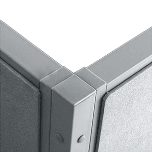 Poste Conector para Mampara Privatt 1.20cm 279 Metálico Aluminio