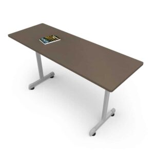 Mesa de Trabajo 644 Multiusos 120cm Melamina Nogal