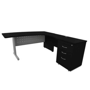 Modulo Elite Secretarial Milan Derecho Negro