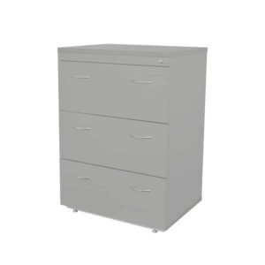Archivero Horizontal Elite 3 Gavetas Gris