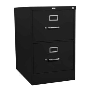 Archivero Vertical 510 2 Gavetas Negro