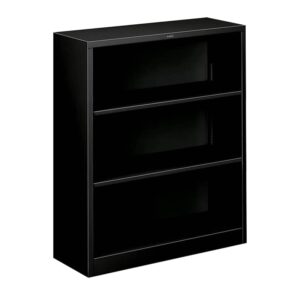 Librero de Piso 2 Entrepaños S42ABC Negro