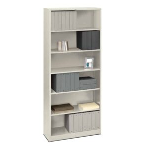 Librero de Piso 5 Entrepaños S82ABC Gris