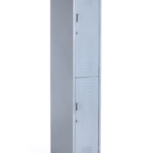 Locker Metálico 2 Puertas 1.80x38x45 Gris