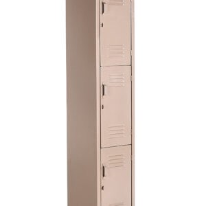 Locker Metálico 3 Puertas 1.80x38x37 Arena