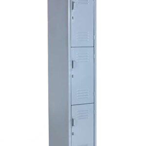 Locker Metálico 3 Puertas 1.80x38x45 Gris