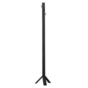 Perchero Triangular en Lamina Perforada 1.6mm Negra