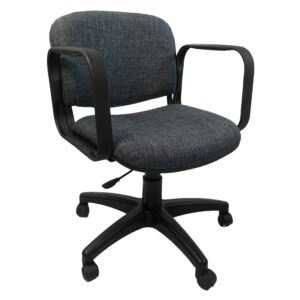 Silla Operativa Allegro con Brazos en Tela Addison Color Plumbago