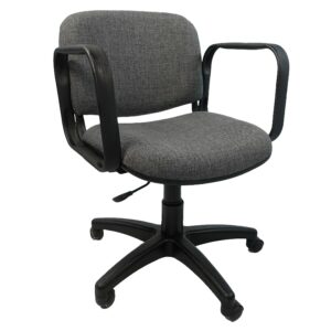 Silla Operativa Allegro con Brazos en Tela Addison Color Gris
