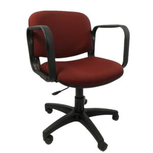 Silla Operativa Allegro con Brazos en Tela Mini Color Ciruela