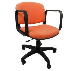 Silla Operativa Allegro con Brazos en Tela Mini Color Coral