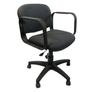 Silla Operativa Allegro con Brazos en Tela Stanley Color Azul Marino