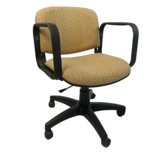 Silla Operativa Allegro con Brazos en Tela Stanley Color Oro