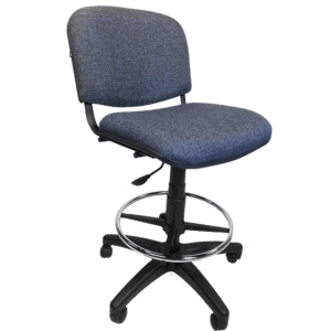 Silla Cajero Allegro Sin Brazos en Tela Addison Color Plumbago